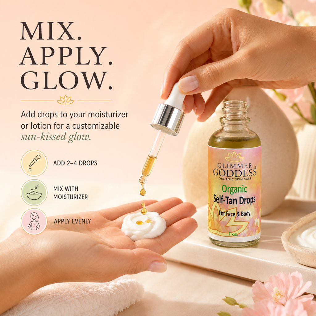 Organic Self Tan Drops – Fast Glow